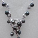 Black Water Pearl Necklace