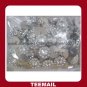 latest beautiful acrylic rhinestone button with shank and plating base in hot selling