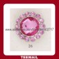 latest beautiful acrylic rhinestone button with shank and plating base in hot selling