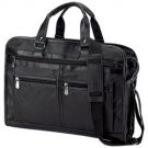 Solid Leather Portfolio Briefcase