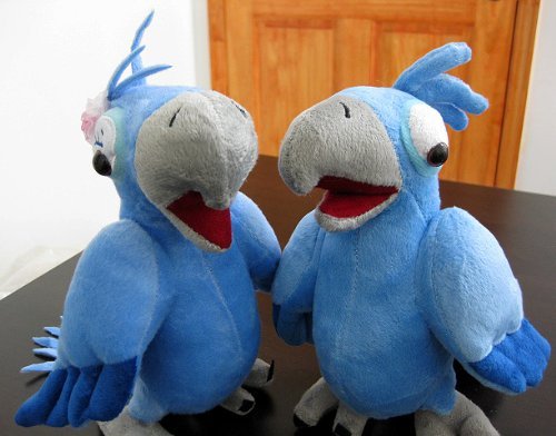 rio blue plush