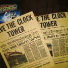 BACK TO THE FUTURE Clock Tower Flyer Replica