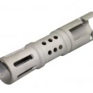 Ruger Mini 14 Muzzle Brake w/Rolled Pin - Silver