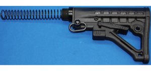 PREDATOR COLLAPSIBLE STOCK - BLACK