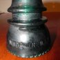 Hemingray-42 Decorative Glass Insulator (Dark Green)