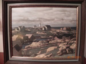 Wallace R. Macaskill framed photograph "Peggy's Cove (1926)"  - With C.O.A.