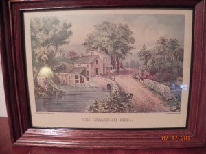 Set of 2 Ethan Allen vintage framed photographs