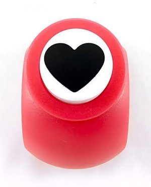 Sweet Heart Paper Craft Stamp 1.5cm Punch Scrapbooking #10184