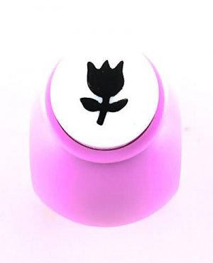 Rose Flower Paper Craft Stamp 1.5cm Punch Scrapbooking #10186
