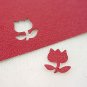 Rose Flower Paper Craft Stamp 1.5cm Punch Scrapbooking #10186