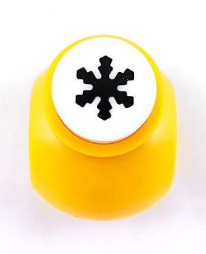 Snowflake Paper Shaper Stamp 1.5cm Punch Scrapbooking #10188