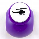 Helicopter Paper Shaper Stamp 1.5cm Punch Scrapbooking #10194