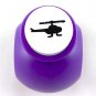 Helicopter Paper Shaper Stamp 1.5cm Punch Scrapbooking #10194
