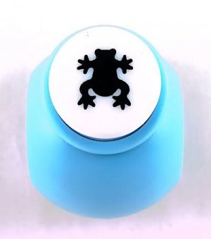 Frog Paper Shaper Stamp 1.5cm Punch Scrap Scrapbooking #10201