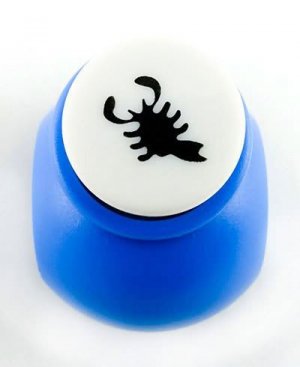 Scorpion Scorpio Paper Stamp 1.5cm Punch Scrapbooking #10221