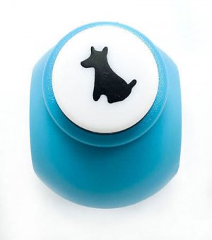 Dog Pets Animal Paper Stamp 1.5cm Punch Scrapbooking #10225