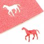 Race Horse Paper Scrap Craft 1.5cm Punch Scrapbooking #10957
