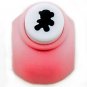 Teddy Bear Paper Scrap Craft 1.5cm Punch Scrapbooking #11104