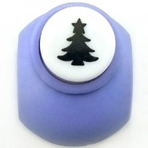 Christmas Tree Paper Scrap Craft 1.5cm Punch Scrapbooking #11241