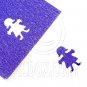 Girl Children Paper Craft Stamp 1.5cm Punch Scrapbooking #11598