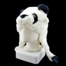 Panda Animal Funny Mascot Plush Costume Mask Fur Hat Cap #11084