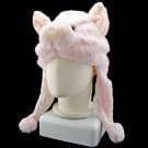 Pink Pig Piggy Animal Funny Mascot Costume Mask Fur Hat Cap #11088