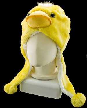 Chick Chicken Mascot Fancy Dress Costume Mask Fur Hat Cap #11235