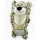 Leopard Animals Mascot Fancy Dress Costume Fur Hat Mask Cap #11306