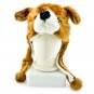 Brown Bear Face Mascot Fancy Dress Costume Fur Hat Mask Cap #11307