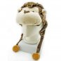 Dark Brown Monkey Mascot Fancy Dress Costume Fur Hat Cap #11308