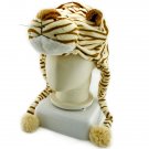 Tiger Animals Mascot Fancy Dress Costume Fur Hat Mask Cap #11309