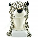 Leopard Spots Mascot Plush Fancy Dress Costume Fur Hat Cap #11417