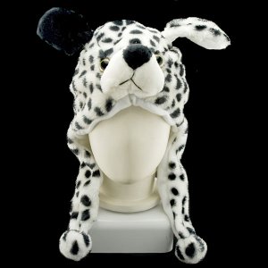 Dalmatians Big Ear Dog Mascot Plush Fancy Costume Fur Hat #11419