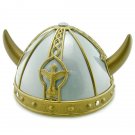 Viking Warrior Nordic Costume Fancy Dress Up Fur Hat Helmet #11435