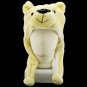 Yellow Bear Mascot Plush Fancy Costume Fur Hat Cap Mask #11464