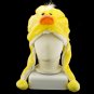 Yellow Duck Mascot Plush Fancy Costume Fur Hat Cap Mask #11466