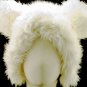 White Mouse Rabbit Mascot Fancy Dress Costume Fur Hat Cap #11236