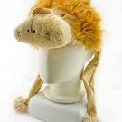 Lion New Plush Mascot Fancy Dress Costume Mask Fur Hat Cap #51186