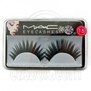 Black 15mm Fake False Eyelashes Lashes for Halloween Party #11722