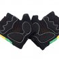 Gel Padded Palm Half Finger Cycling Bike Gloves MULTI-COLOR #51389