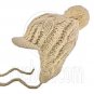 Plain Wooly Beanie with Earflaps Braids Poms (LIGHT BROWN) #51431