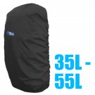 BlueField Backpack Rain Cover 35L to 55L BLACK (Medium) #51209