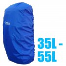 BlueField Backpack Rain Cover 35L to 55L BLUE (Medium) #51302