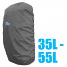 BlueField Backpack Rain Cover 35L to 55L GRAY (Medium) #51303