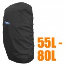 BlueField Backpack Rain Cover 55L to 80L BLACK (Large) #51208