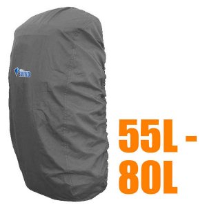 BlueField Backpack Rain Cover 55L to 80L GRAY (Large) #51305