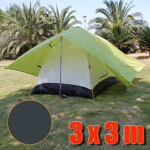 Tarp Tarpaulin Tent Shelter Heavy Duty L (DARK GREEN) #51004