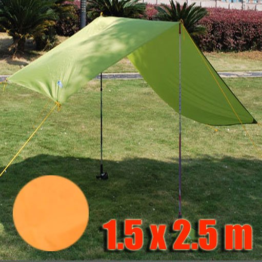 Tarp Tarpaulin Tent Shelter Heavy Duty S (ORANGE) #50838