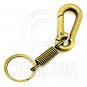 Strong Alloy Pear Shaped Carabiner Keyring Bronze A #51488