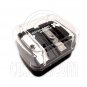 Cosmetic Pencil Sharpener Dual Hole 8mm 11mm (Black) #51635